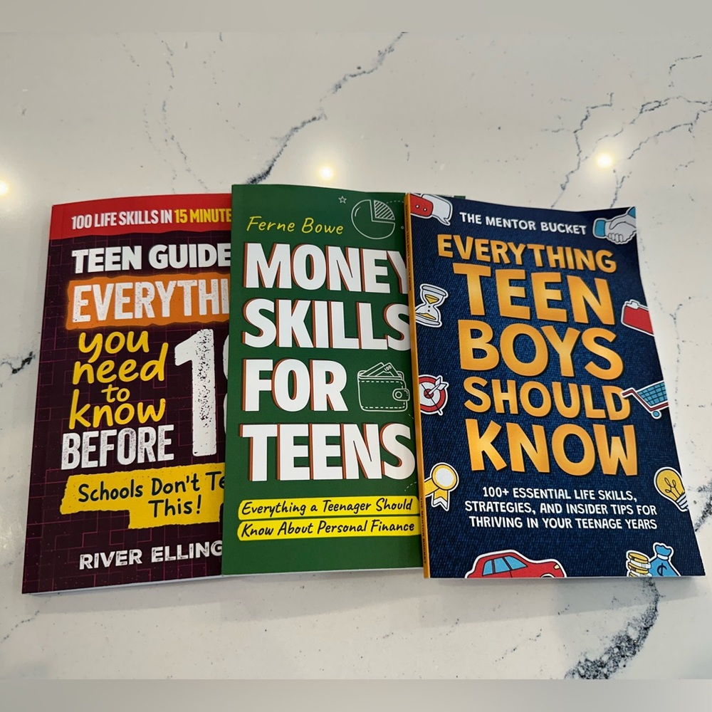 SET OF 3 Teen Guide Book EVERYTHING TEEN BOYS SHOULD KNOW